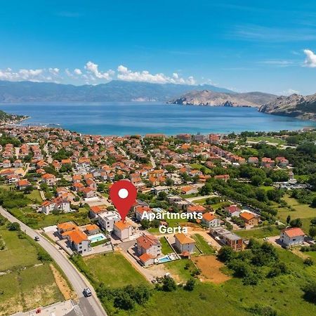 Apartments Gerta With Terrace Baška Zewnętrze zdjęcie